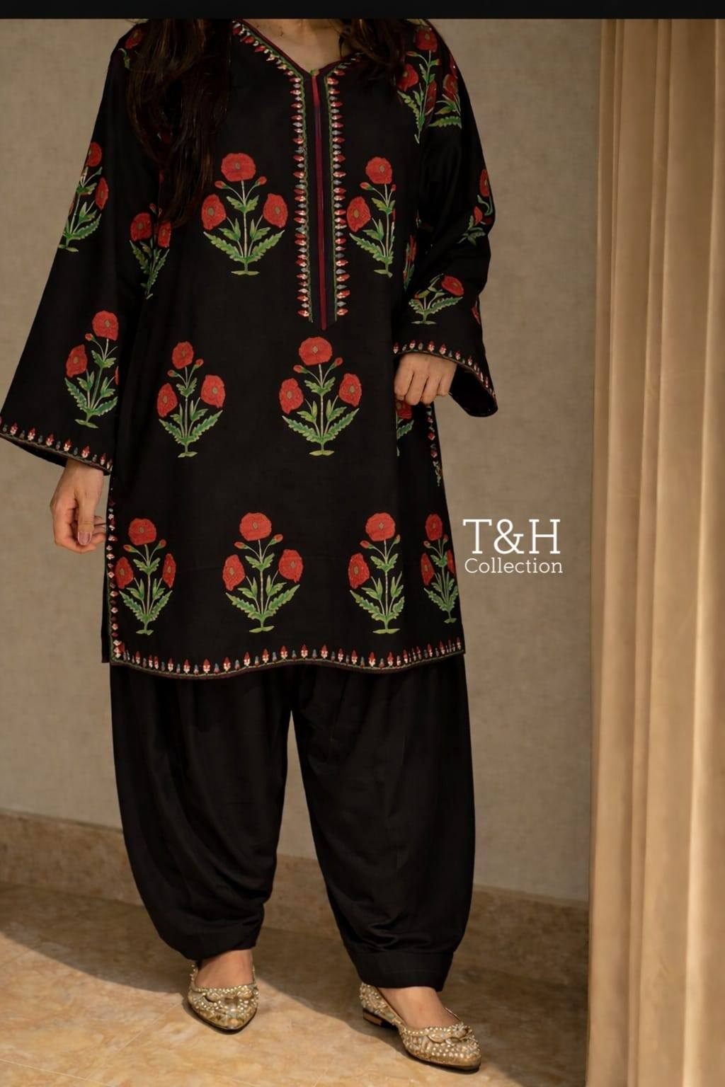 Printed Farshi Dress
