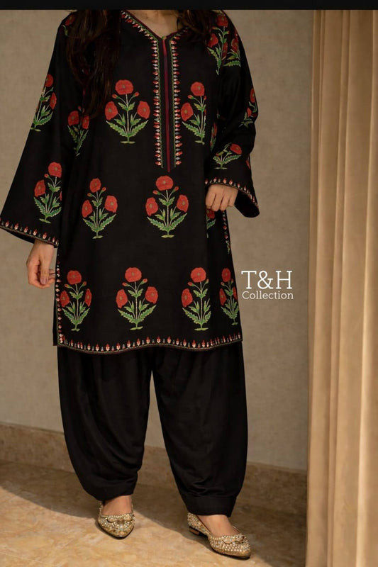 Printed Farshi Dress