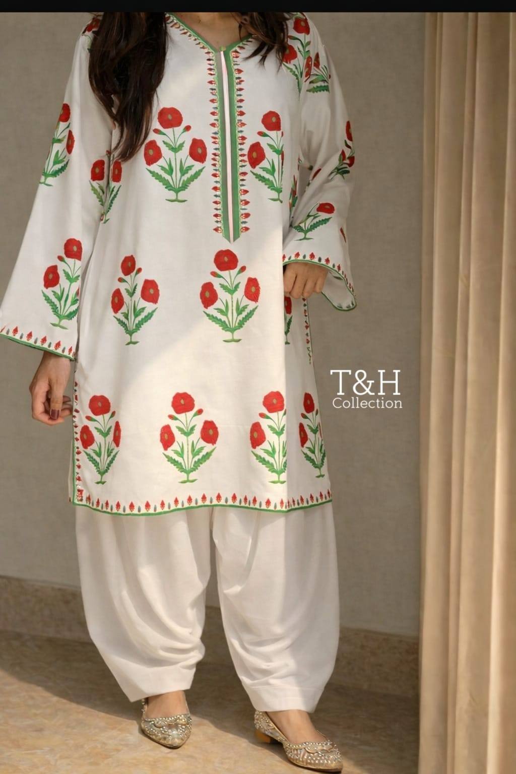 Printed Farshi Dress
