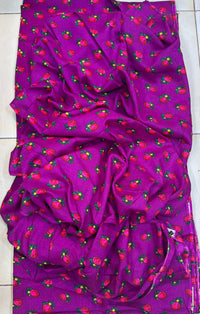 Floral Acryalic Marina Stuff Flower Printed Shirt & Trouser