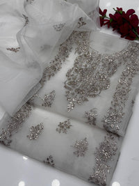 Fancy Handmade LCD Gota Organza 2 Piece