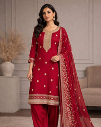 Premium Indian Silk 3 Piece Suit