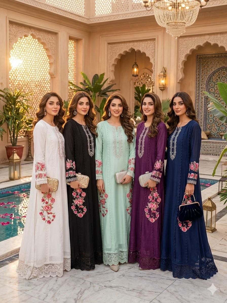 Khaddinet Long Embroidered Froks