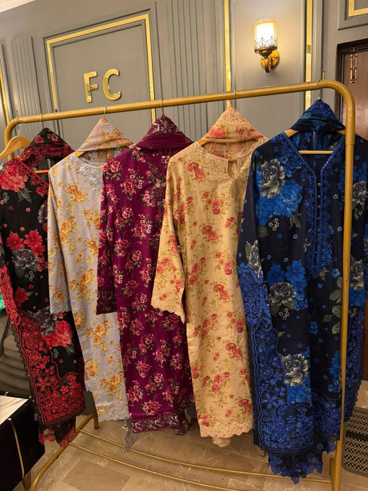 Lawn Embroidered Suit