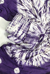 New Linen Tie & Dye work Series 3 Piece