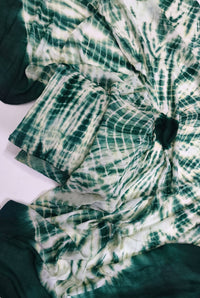 New Linen Tie & Dye work Series 3 Piece