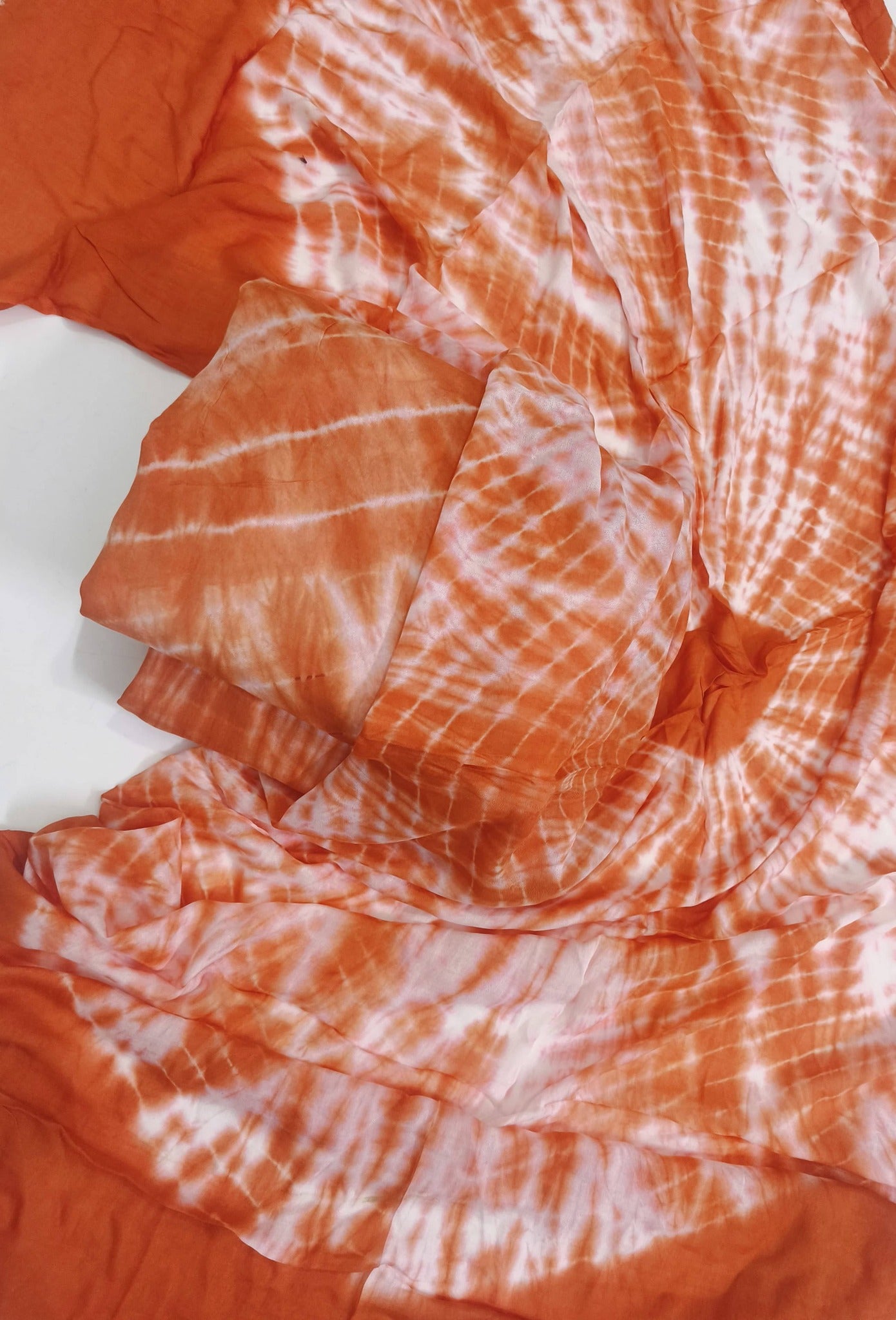 New Linen Tie & Dye work Series 3 Piece
