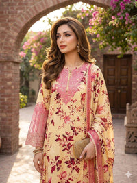 Luxury Lawn Heavy Embroidered 3 Piece