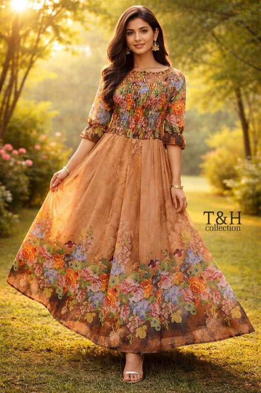 Elastic Long Maxi Chiffon inner malai