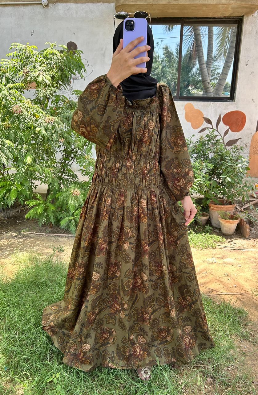 STITCHED DIGITAL PRINTED MAXI BY TAWAKKAL FABRICS