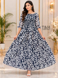 Elastic Long Maxi Chiffon inner malai