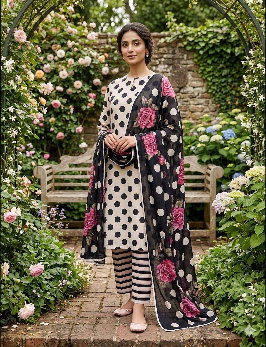 Nishat Lawn 3 Piece