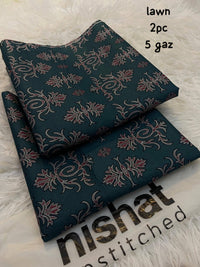 Nishat Lawn 2 Piece