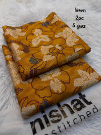 Nishat Lawn 2 Piece