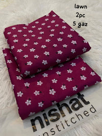 Nishat Lawn 2 Piece