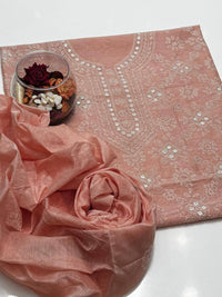 Hand Embroidered Paper lawn 2 Piece
