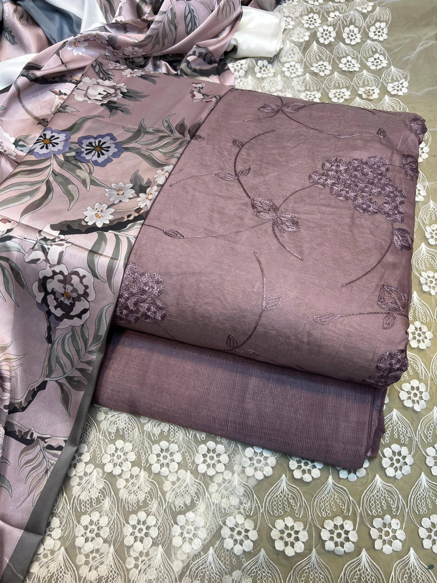 Paper Silk Chickenkari 3 Piece