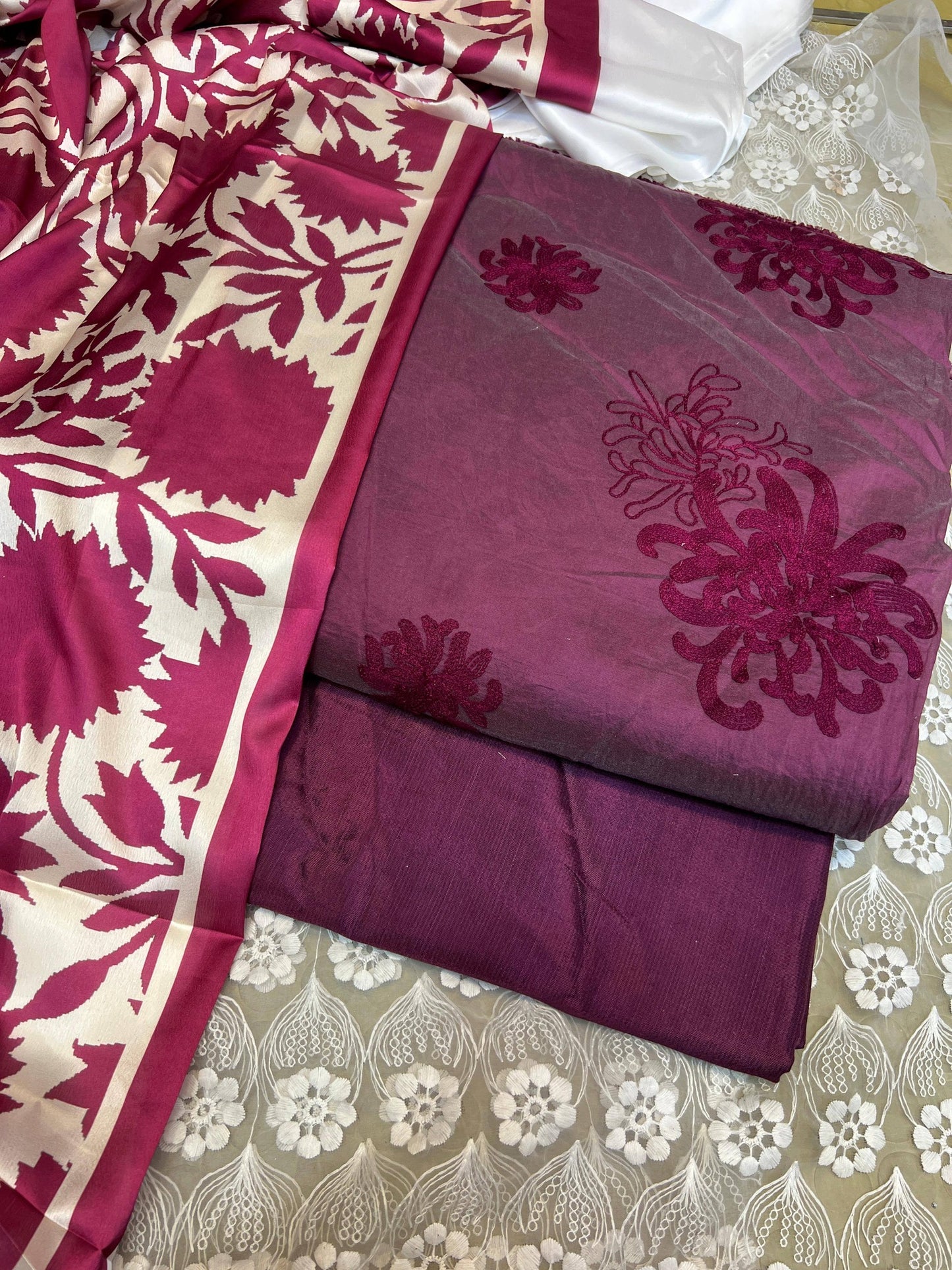 Paper Silk Chickenkari 3 Piece