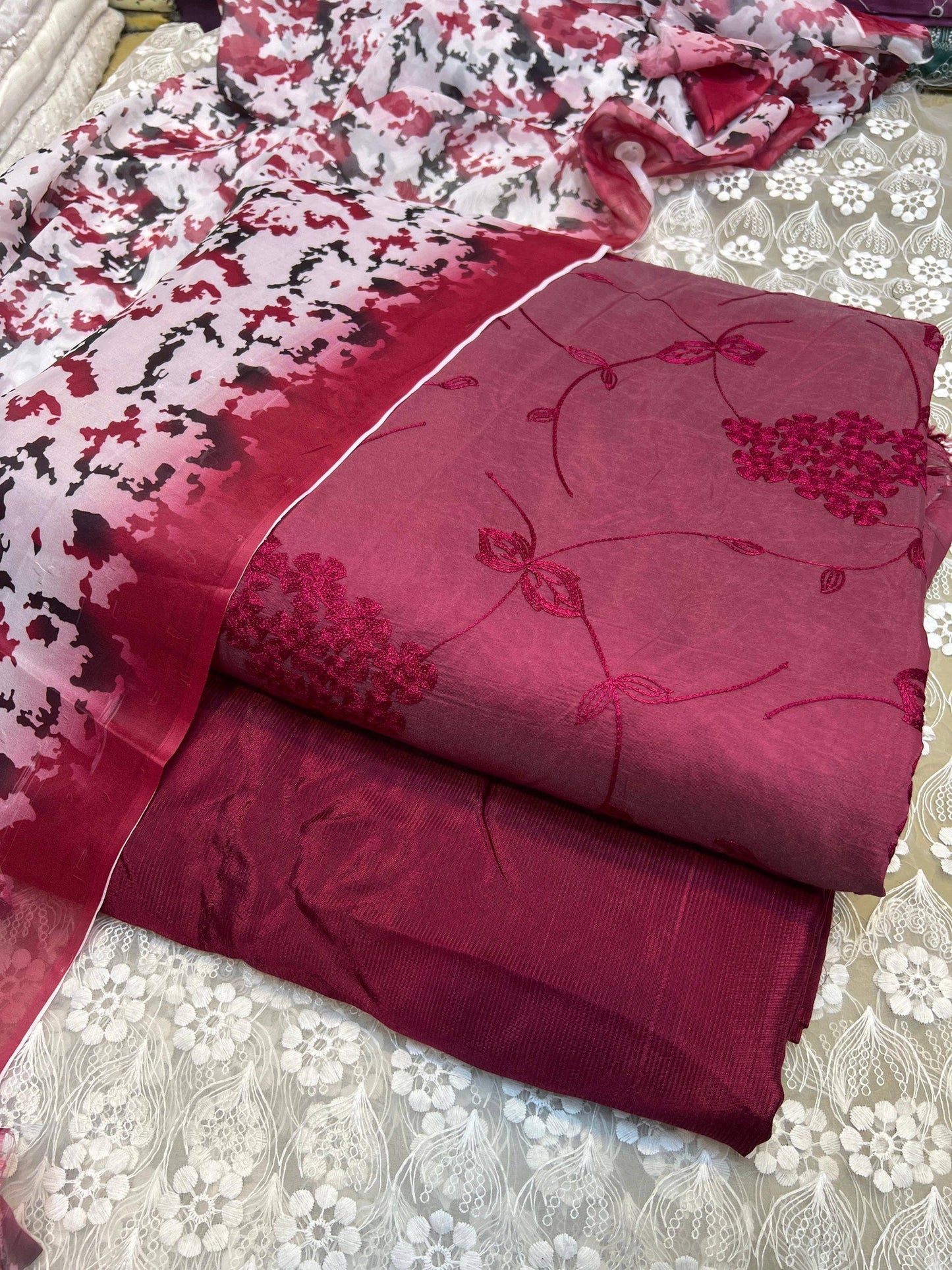 Paper Silk Chickenkari 3 Piece