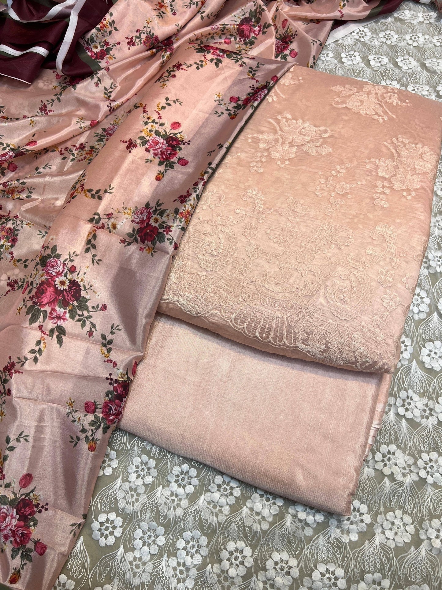 Paper Silk Chickenkari 3 Piece