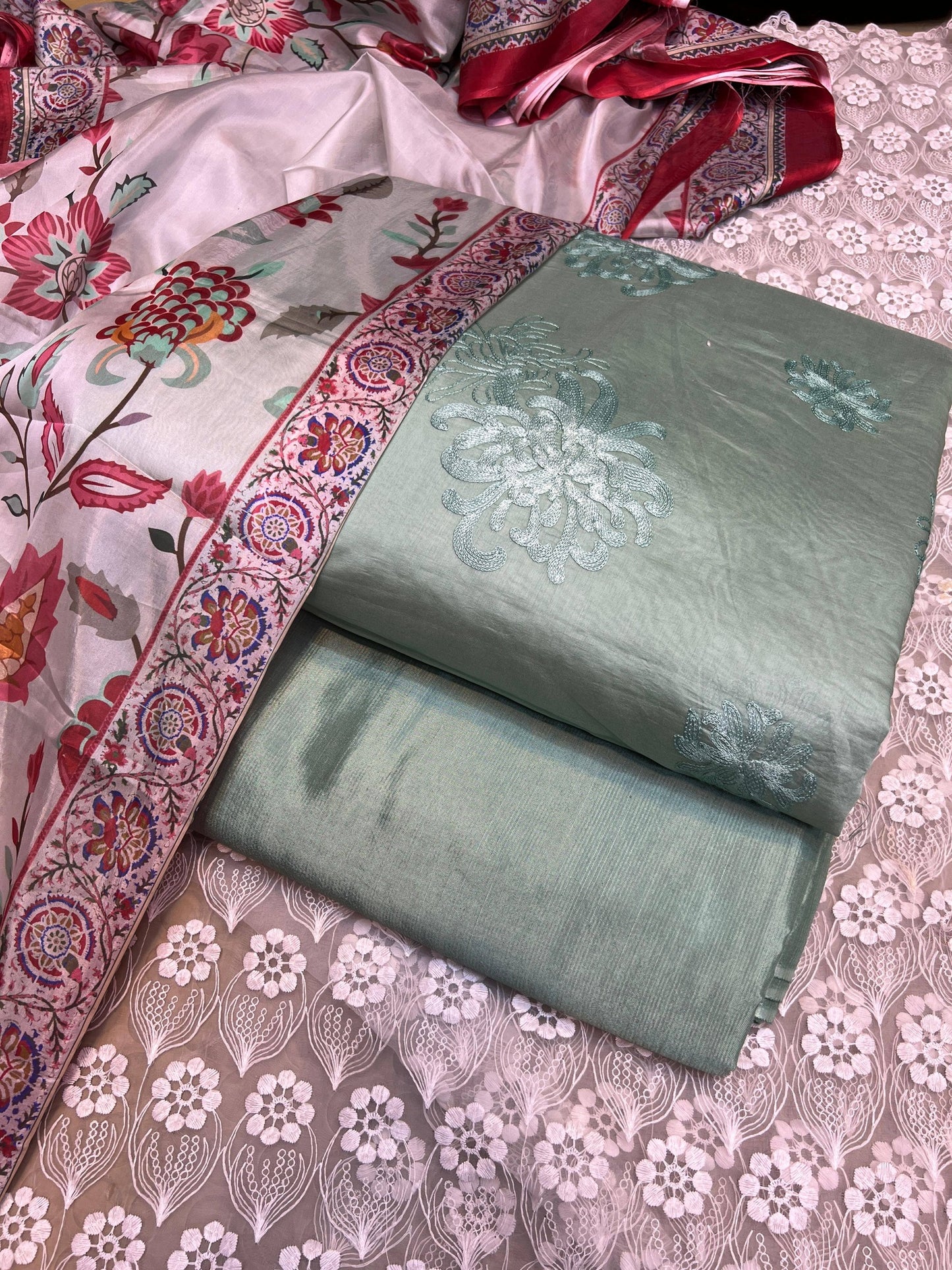 Paper Silk Chickenkari 3 Piece