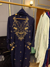 Premium Raw Silk handwork Dress