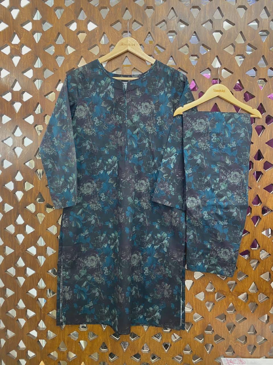 REHMA Stitched Digital Printed Cotton