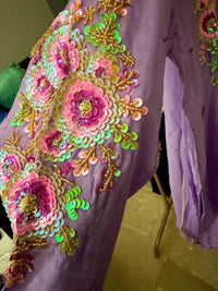 Heavy Musework Russian Silk Dress