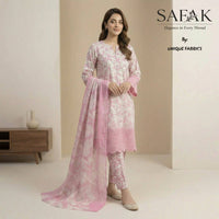 SAFAK Digital Floral Print Embroidered lawn Dress