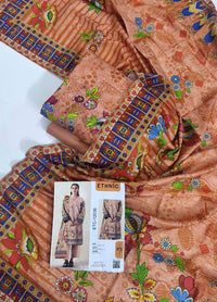 ETHNIC Digital Printed Premium Linen 3 Piece