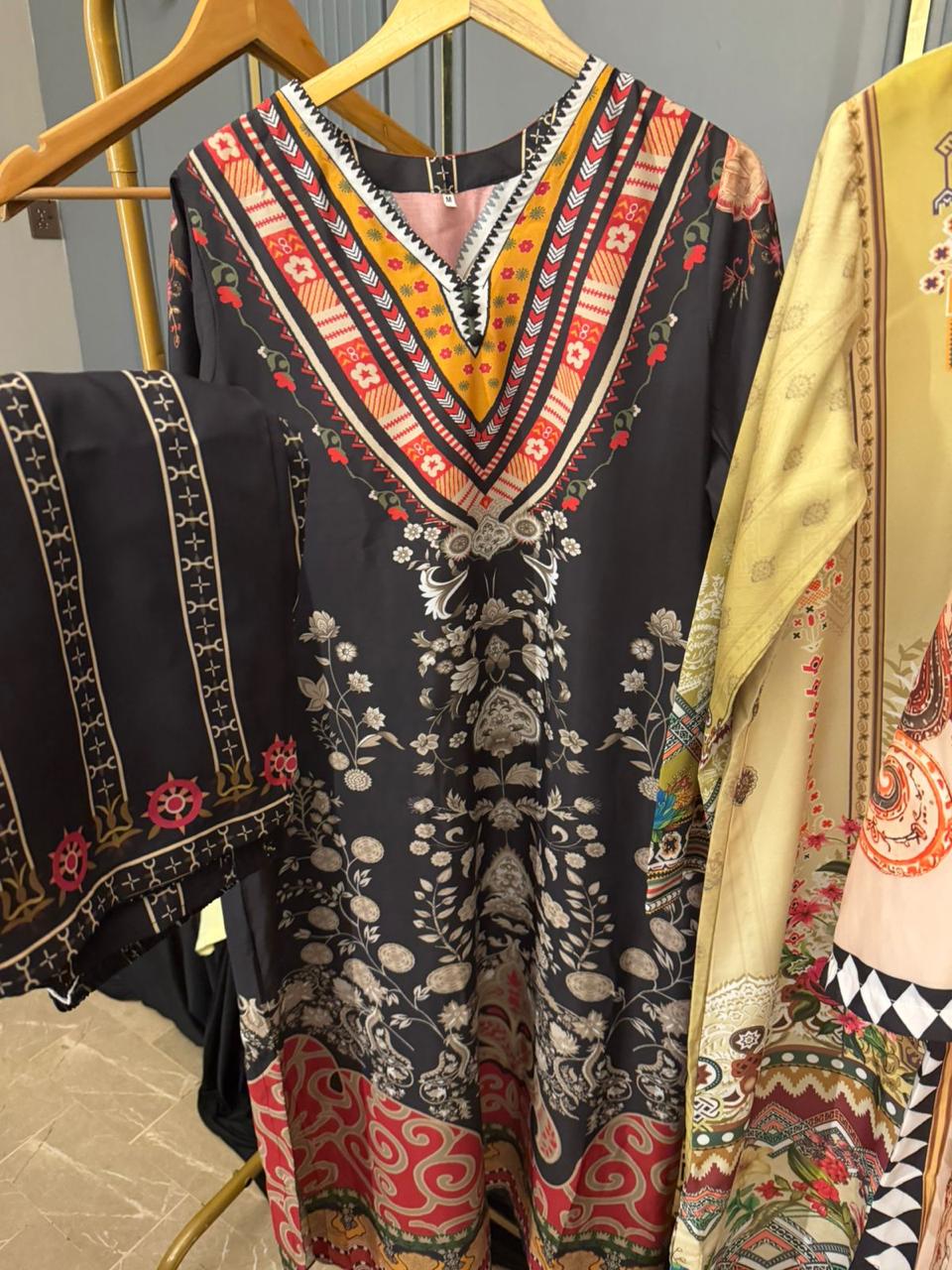 Swiss Lawn Digital Printed Kaftans