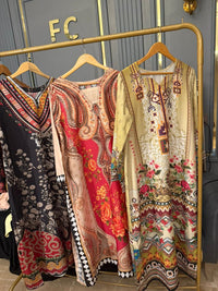 Swiss Lawn Digital Printed Kaftans