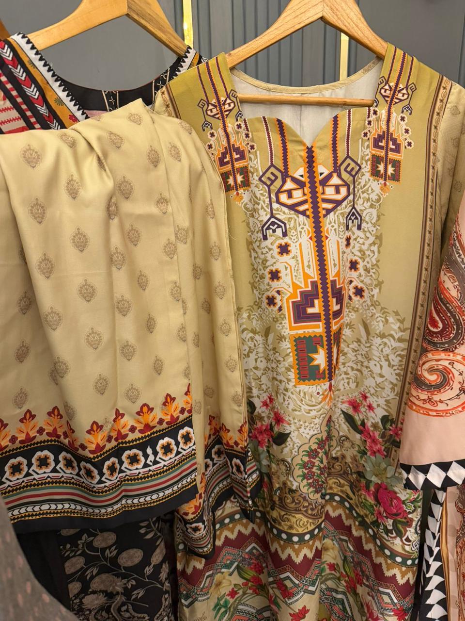 Swiss Lawn Digital Printed Kaftans