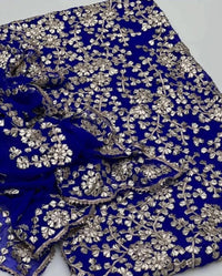 Handmade LCD  Bridal Gota Bember Chiffon 2 Piece