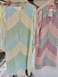 embroidered chicken kari Dress