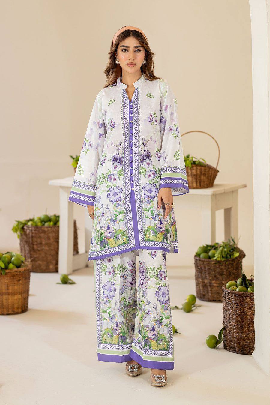 Doria Lawn Digital Print Dress