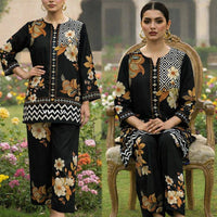 Doria Lawn Digital Print Dress