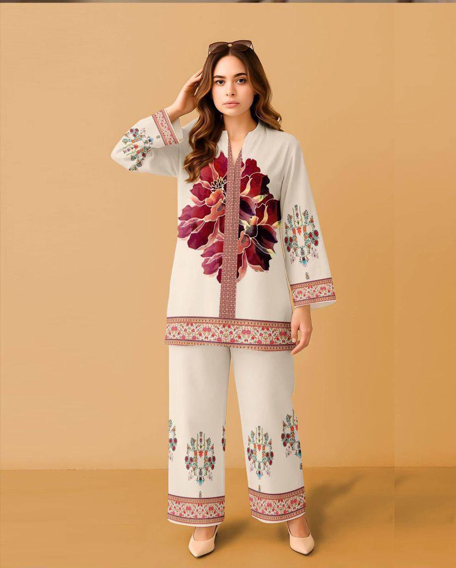 Doria Lawn Digital Print Dress