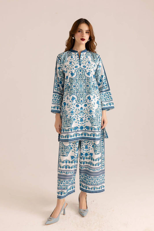 Doria Lawn Digital Print Dress