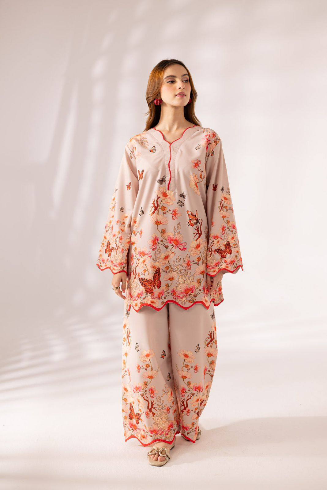 Doria Lawn Digital Print Dress