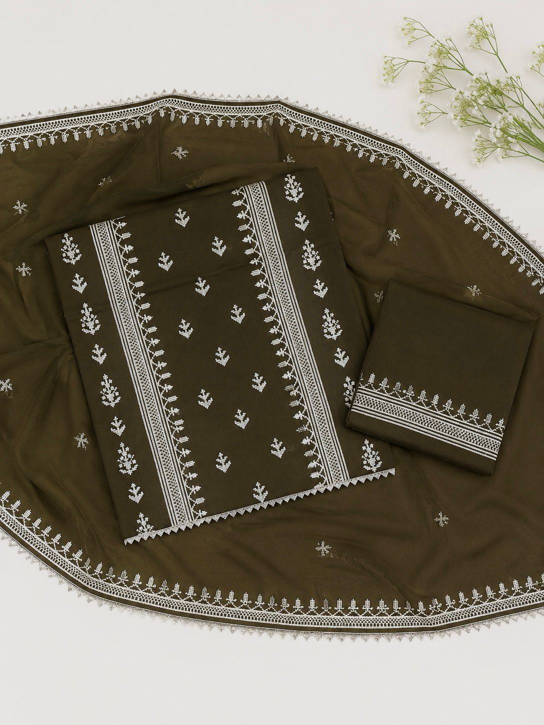 Cross Stitch Multi Embroidery Panel Work 3 Piece