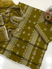 Cross Stitch Multi Embroidery Panel Work 3 Piece