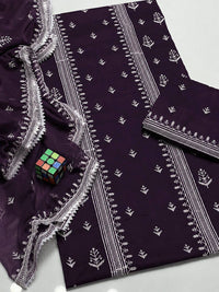 Cross Stitch Multi Embroidery Panel Work 3 Piece