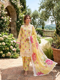 New arrival hot embroidered lawn 3 Piece