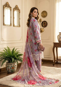 New arrival hot embroidered lawn 3 Piece