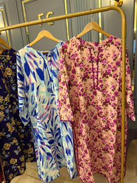 Summer printed linen 2 piece cords sets