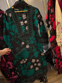 Lawn embroidered Dress stitched 3 Piece